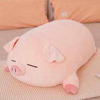 40/50/60/80cm Squish Kiaulė Kimštas Lėlė Gulinti Pliušinė Kiaulytė Žaislas Gyvūnas Minkštas Pliušinis Pagalvė Pagalvėlė Vaikams Kūdikiui Guodžianti Dovana 80cm
