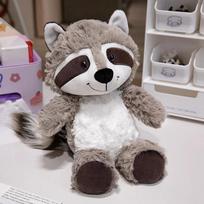 Stuffed Animals Kawaii Raccoon Plush Toy Lovely Fox Cute Soft Sloth Doll Pillow For Girls Children Kids Baby Birthday Gift 25cm