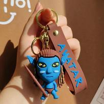 Avatar 2 Jake Sully Neytiri Pvc Keychains Figures Bag Pendant Xmas Gift Brown Hair Men
