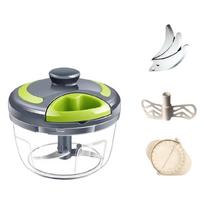 Manual Garlic Mincer Food Processor Dishwasher Safe Component Nonslip Base Efficient Grinder Cooking Tool