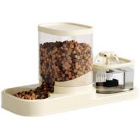 Automatic Cats Food Feeder Water Dispenser Quiet Feeding System Double Bowl Water and Water Feeder for Dog Home Use 1