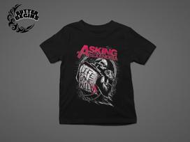 Asking Alexandria T-Shirt - Stand Up and Scream Album Art 2XL