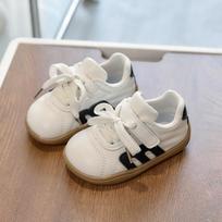 Kids Soft Sole Breathable Casual Sports Sneakers Unisex Boys Girls Baby Walking Shoes 16 juoda