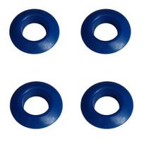 Kayak Rings 4 Pack - Deflector Guards for Kayak Canoe, Blue One Size mėlyna