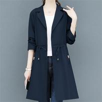 Windbreaker Female Slim All Match Jacket Autumn Spring Hooded Jacket Women Zipper Coat Solid Color Tops Lining XXXL