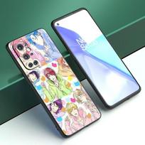 Anime Yarichin Club silikoninis telefono dėklas, skirtas OnePlus 10T 10R 9RT 8T 7T Pro Nord 2 N10 N100 N200 CE2 Lite 2T ACE 5G juodas dangtelis OnePlus 7