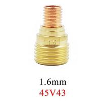 Efektyvus Collet korpusas su dujų lęšiu TIG suvirinimo degikliui WP9 WP20 WP25 45V43