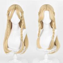Marcille Donato Cosplay Wig Anime Blonde Golden Long Pre Braided Heat Resistant Synthetic Hair Party Wigs + Wig Cap One Size
