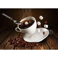 Vintažinis rankomis maltos kavos paveikslas ant drobės „Latte Planet“ plakato atspaudai, barai, virtuvė, kavinė, sienų menas, paveikslas, namai, restoranas, dekoras 21cm×30cm NoFrame