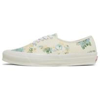 Kith x Vans OG Authentic LX Vintage Roses Men Sneakers Cream Turtledove VN0A4BV9DJR 42.5