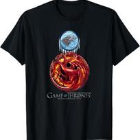 Game of Thrones Targaryen Stark Combined T-Shirt S juoda