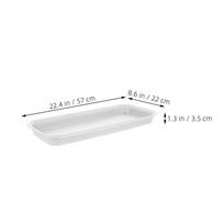 Rectangular Planter Saucer Plastic Flower Pot Drip Tray Indoor Outdoor Window Shelf Plant Pot Water Catch Tray balta