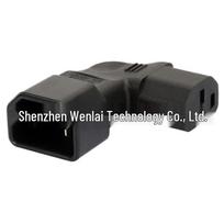 WA-1042 L-Shaped C14 to C13 PDU Adapter, Right-Angle Plug