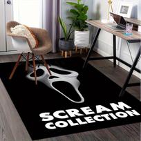 Scream Ghostface Horror Office Carpet Soft Polyester Entrance Carpet Washable Non slip Machine Washa 60cm by 90cm