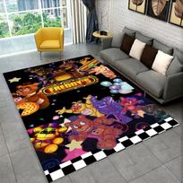 Classic F-FNAF Horror Game Freddy Carpet Rug for Playroom Bedroom Living Room Sofa Home Decor,kid Area Rug Non-slip Floor Mat 40x60cm