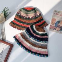 Women's Bohemian Colorful Bucket Hat C6494_Orange