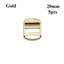 5pcs Metal Metal Ladder Lock 20/25/32mm Belt Buckles New Bag Garment  DIY Backpack Straps 20mm auksas