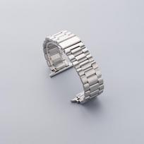 Stainless Steel Three-Bead Strap for Apple Watch & Huawei GT4 20mm sidabras