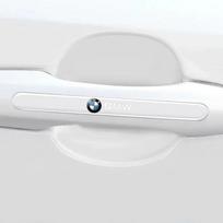 Automobilio durų rankenėlių apsauginės lipdukai BMW M M3 M5 X1 X3 X5 X6 E90 E91 E92 E93 M3 E60 skaidri anti-scratch plėvelė white