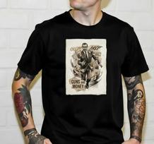 James Bond 007 CUSTOM T-Shirt SizeS-5XL 4XL