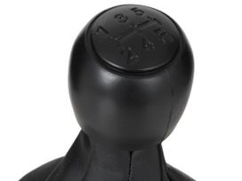Fiat Panda II 03-12 BLACK gear shift knob + 5-SPEED GASKET