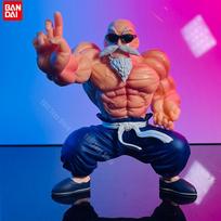 New Anime Dragon Ball Figure Master Roshi Action Figure Muscle Strengthening Form Toys Presents PVC Model Collectible Ornament