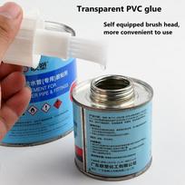100ml PVC vandens tiekimo vamzdžio klijai jungiančių vandens vamzdžių jungiamųjų detalių sandariklis sodo drėkinimo sistemos vamzdyno vamzdžio jungties klijai 100 ML blue