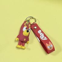 Bluey Cartoon Keychain Cute PVC Doll Pendant Creative Pendant Women's Bag Pendant Girl Birthday Gift Christmas Gift