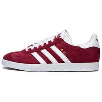 adidas Gazelle Collegiate Burgundy Unisex sportbačiai Raudoni Cloud-White Auksiniai-Metaliniai B41645 43⅓ white