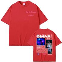 Omar Courtz Por Si Unisexana No Estoy 2026 Tour Grafinis Marškinėlis Unisex Moterų Mada Retro Marškinėliai Harajuku Medvilninis Y2K Viršus Streetwear S