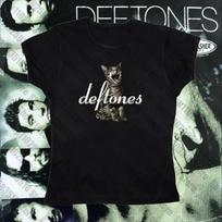 Y2K Deftones Katės Grafika Baby Marškinėliai Moteriški Alt Grunge Streetwear S-2XL 3XL