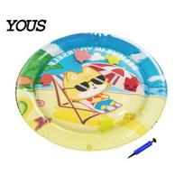 Inflatable Summer Pet Mattress Cooling Water Pad, Waterproof Mattress, with Heightened Pillow Water-filled Ice Pad And Large Space Sensory 65cm B
