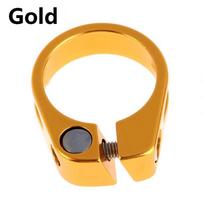 Tube Clip Cycling Saddle Fixed Bike Parts Seatposts Clamp Aluminum Alloy Quick Release 31.8MM auksas