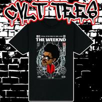 Men's and Women's T-shirts The Weeknd Comic Book Cover style Tee ~ 100% Cotton XS