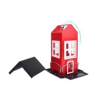 House Shaped Bird Feeder with Suction Cup Mounting Easy to Attach to Windows or Smooth Surfaces Durable Design Suitable for Outdoor Use one size raudona