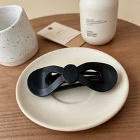 Candy Colored Hollow Bow Grab Clip Feminine Side Bangs Lazy Beak-Shaped Clamp Minimalist  Daily Hair Accessory