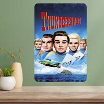 Thunderbirds Klasikinė TV laida Metalinis plakatas Ženklas 20x30cm（7.8x11.8inch） white