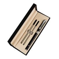 Promotion Gift Black Printed Logo Gold Luxury Business Gift Sign Pens Metal Ballpoint Pen Set With Custom Logo and Box