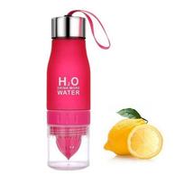 Bouteille Detox - SHOP-STORY - 650 ML - Infuseur de Fruit - Presse Agrume - Couleur Rouge raudona