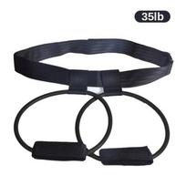 Bandes de résistance - NOIR - 35lb - Ajustable - Fitness - Musculation juoda