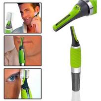 OLALI Battery-Powered Nose and Ear Hair Trimmer - Black and Green - Cordless Operation - 60 min Battery Life juoda