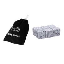 GL00506-Pierres à Whisky refroidissantes réutilisables. 6 pièces. Pierres à glace. Pierres naturelles. Bar. Vin. Cadeau de mariage