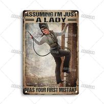 pc Artisian Craft Job Tin Plate  BlacksmithBartenderWriter Metal Sign Ideal Decor for BarPubGarageShop Great Gift 20x30cm（7.8x11.8inch）