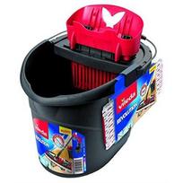Vileda Revolution Cleaning System with Bucket, Wringer, and Plate with Microfiber Cloth 37.5 x 30 x 28 cm 133493