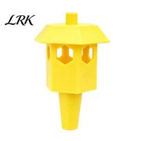 Garden Insect Trap Outdoor Wasp Trap, Hanging Yellow Jacket Fits Most Plastic Bottles, Catcher Reusable Non-Toxic Hornet for Backyard (Bottle geltona