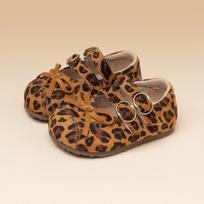 Girls' Leopard Print Princess Velcro Soft Sole Non-Slip Infant & Toddler Walker Shoes 13.5cm