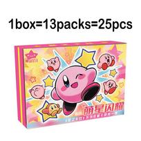 Kirby Card For Children Popular Action Games Cute Stars Shine Transparent Card Limited Game Collection Card Kids Toys