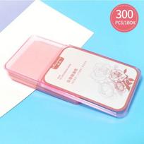 Oily Paper Face Cleansing  Makeup Tool Face Oil Blotting 300PcsFace Oil Absorbing Paper Summer Oil Control Wipes Absorbing Sheet 300pcs rose