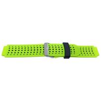 Bracelet montre - MY-MONTRE - Forerunner 220/235 - Silicone doux - Vert citron/noir - Fixation 16/22 mm žalia