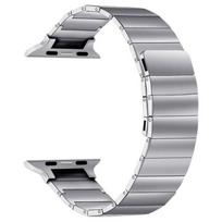 Bracelet pour Apple Watch - MY-MONTRE - Compat. 38/40/41mm - Acier inoxydable L304 - Boucle magnétique - Argenté